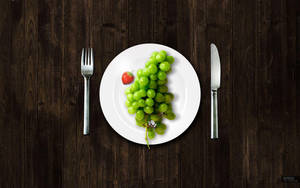 Healthy Minimalist Lunch Break Wallpaper