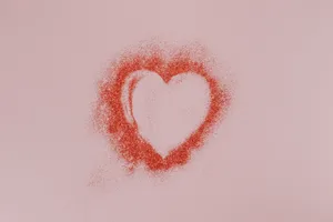 Heart Dotted Art Wallpaper