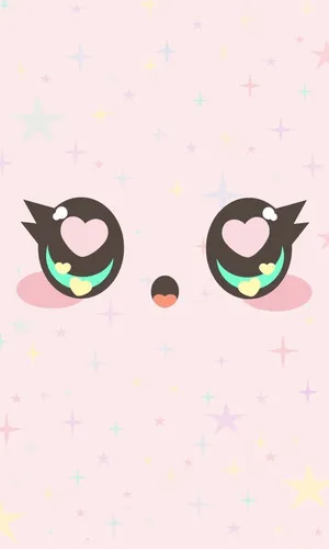 Heart Eyes Cute Tablet Wallpaper