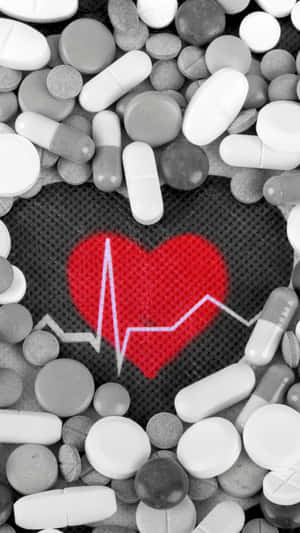 Heart Health Medications Concept Wallpaper