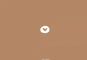 Heart In Plain Color Wallpaper