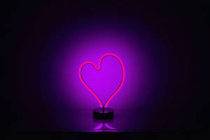 Heart Neon Light Stand