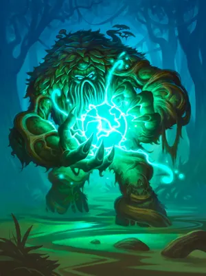 Hearthstone Phone Bogshaper Charging Magic Wallpaper
