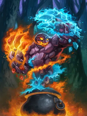 Hearthstone Phone Cauldron Elemental Wallpaper