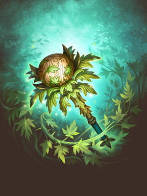 Hearthstone Phone Twig Of The World Tree Wallpaper