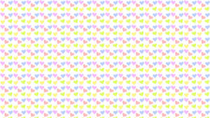 Hearts Pastel Desktop Wallpaper