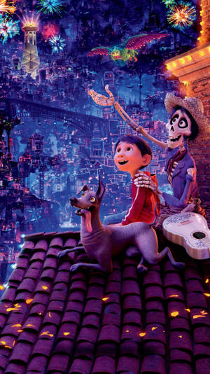 Hector & Miguel Pixar Mama Coco Wallpaper