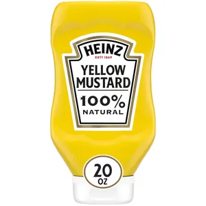 Heinz Yellow Mustard Bottle100 Percent Natural Wallpaper
