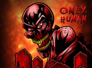Hellbound Skull Red Monster Wallpaper