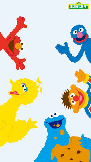 Hello Big Bird Sesame Street Wallpaper