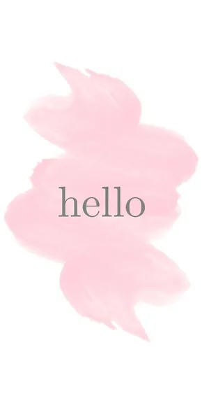 Hello Cute Lock Screen Photo Wallpaper