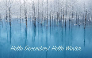 Hello December Hello Winter Wallpaper