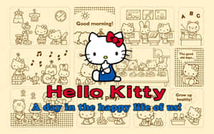 Hello Kitty And Friends Enjoying A Fun Day Wallpaper