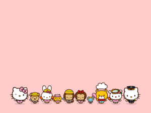 Hello Kitty And Friends Sharing A Fun Moment Together Wallpaper