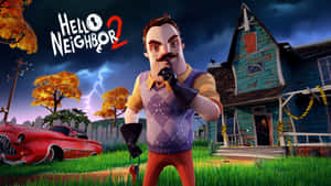 Hello Neighbor Poster Wallpaper