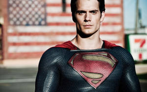Henry Cavill As American Superman Wallpaper