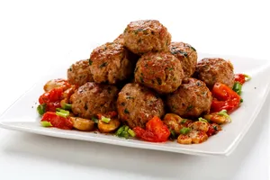 Herbed Meatballswith Tomatoes Wallpaper