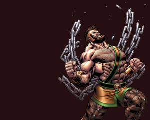 Hercules Breaking Chains Wallpaper