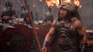 Hercules Marching With Soldiers Wallpaper
