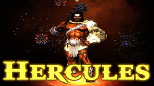 Hercules With Spiked Club Wallpaper