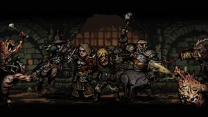 Heroes In Fight Darkest Dungeon Wallpaper