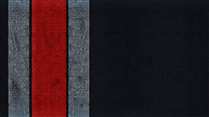 Hexagonal Red And White Youtube Cover Wallpaper