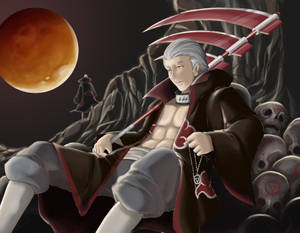 Hidan Akatsuki Bone Throne Wallpaper