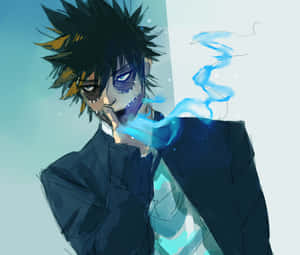 Hide Your Secrets Behind Dabi's Cunning Gaze. Wallpaper