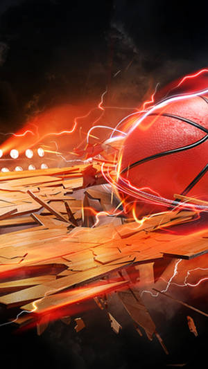 High Energy Cool Basketball Iphone Wallpaper