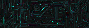 High Resolution Dual Monitor Circuit Board Wallpaper