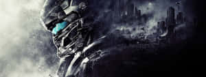 High Resolution Gaming Halo Dystopia Wallpaper