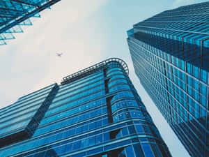 High-rise Commercial Buildings Wallpaper