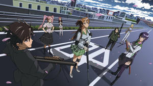 Highschool Of The Dead Anime Characters Wallpaper