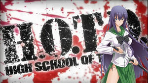 Highschool Of The Dead Bloody Saeko Wallpaper