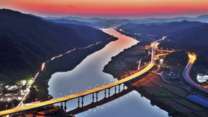 Highway Bridge In Busan Wallpaper