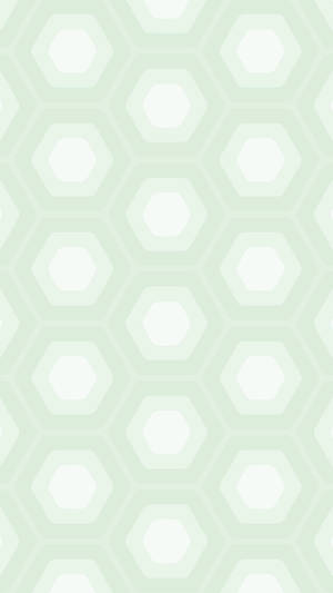 Hijau Hexagon Pattern Wallpaper