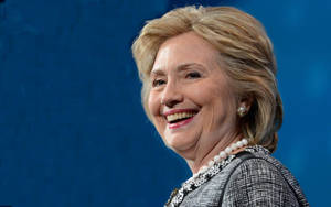 Hillary Clinton In Candid Contemplation Wallpaper