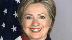 Hillary Clinton With Bright Eyes Wallpaper