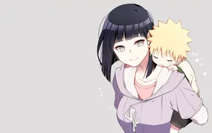 Hinata Holding Baby Boruto Wallpaper