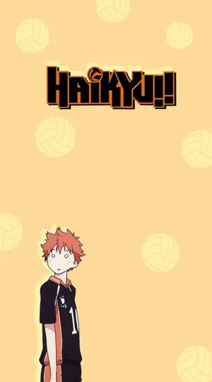 Hinata Shouyou Haikyuu Polka Dots Wallpaper