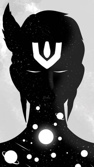 Hindu Dark Aesthetic Lord Vishnu Wallpaper