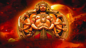 Hindu Deity Panchmukhi Hanuman Status Wallpaper