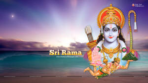 Hindu God Ram Ji Beach Wallpaper
