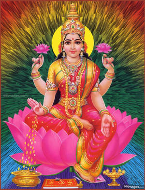 Hindu Goddess Lakshmi Wallpaper