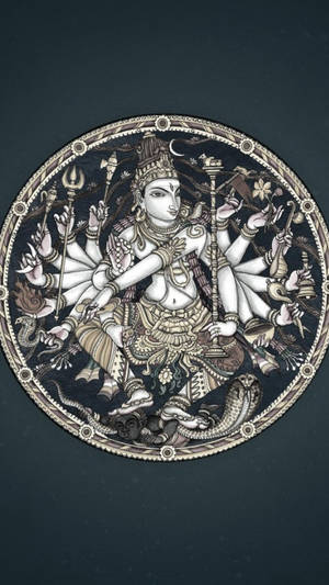Hindu Iphone Religious Art Wallpaper