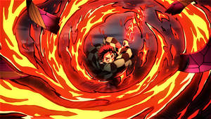 Hinokami Kagura Demon Slayer Anime Wallpaper