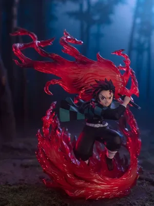 Hinokami Kagura Red Tanjiro Wallpaper