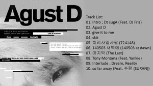 Hip Hop Agust D Album Art Wallpaper
