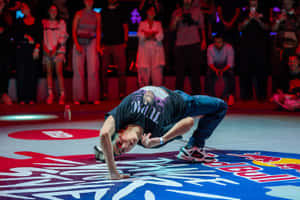 Hip Hop Dancer Performing Headspin Wallpaper