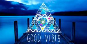Hippy Good Vibes Wallpaper